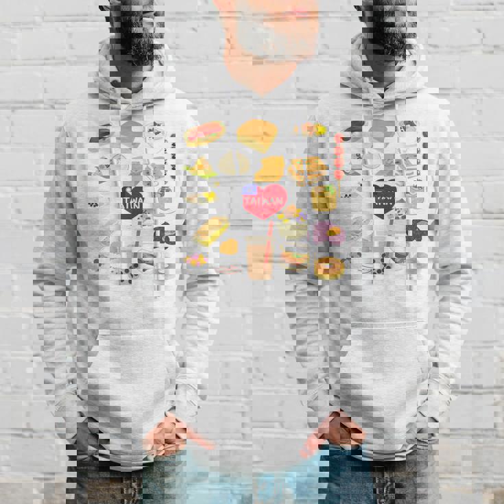 台湾の味 グルメ 国旗 ローカルフード 長袖tシャツ パーカー 彼への贈り物