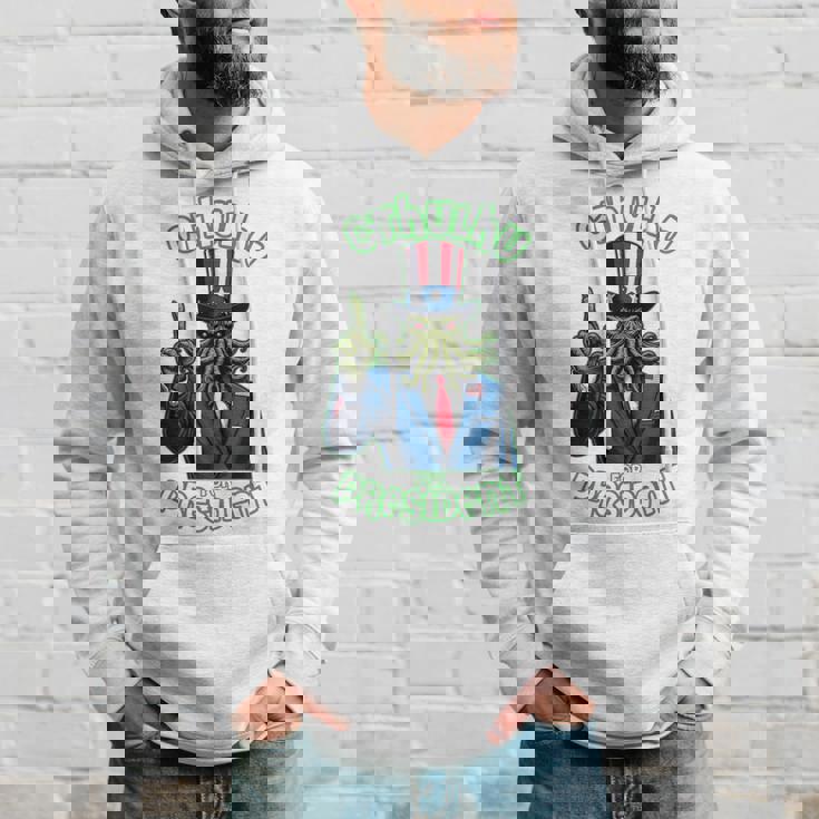 大統領のためのクトゥルフ 長袖tシャツ パーカー 彼への贈り物