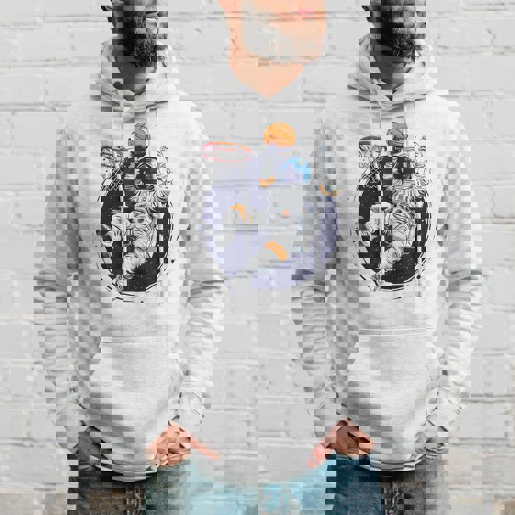 宇宙飛行士 バスケットボール 宇宙 ボール 惑星 銀河 パーカー 彼への贈り物