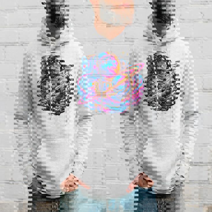 宇宙飛行士 惑星 科学 メンズ 宇宙 アート 宇宙飛行士 長袖tシャツ パーカー 彼への贈り物