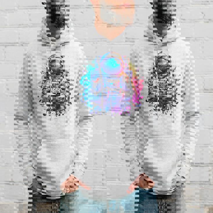 宇宙飛行士宇宙ギフト 科学ギフト 面白い宇宙ゲーマー パーカー 彼への贈り物