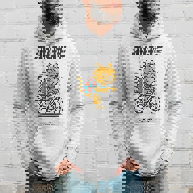 尼崎を走るチャリ猫 パーカー 彼への贈り物