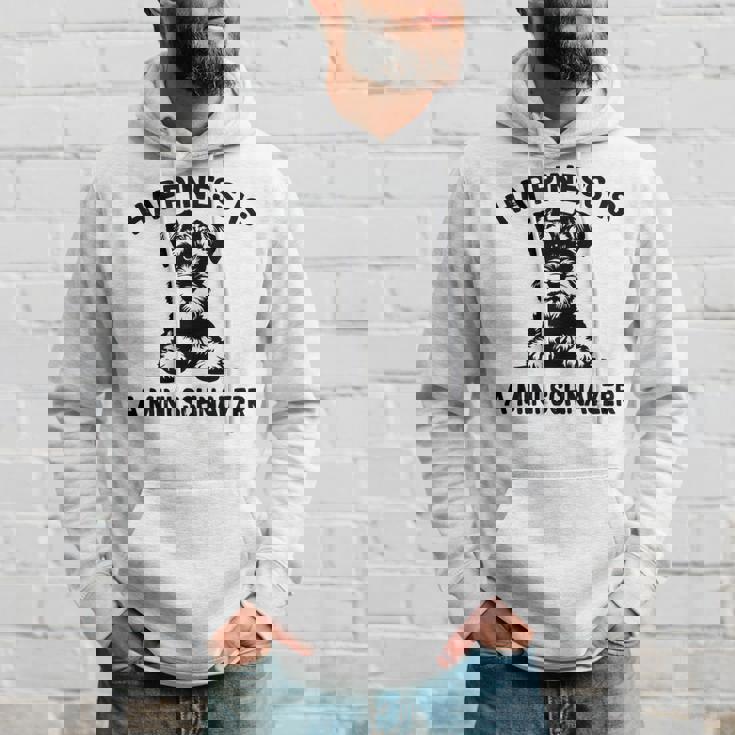 幸せはミニシュナウザー 長袖tシャツ パーカー 彼への贈り物