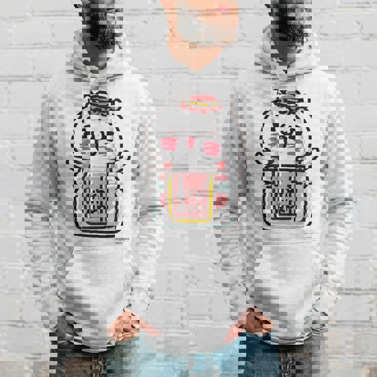 愛しすぎて大好きすぎる。ペアデザイン にゃんこジャム パーカー 彼への贈り物