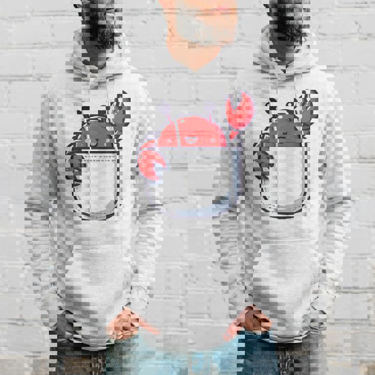 愛らしい かわいい ちび 和 ポケット カワイイ カニ パーカー 彼への贈り物