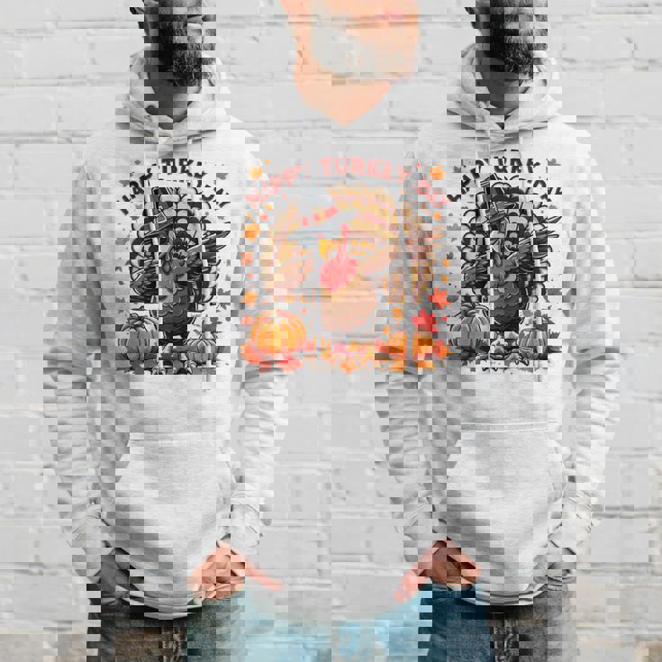 感謝祭 おもしろい 七面鳥巡礼者 軽くたたく 幸せな七面鳥の日 パーカー 彼への贈り物