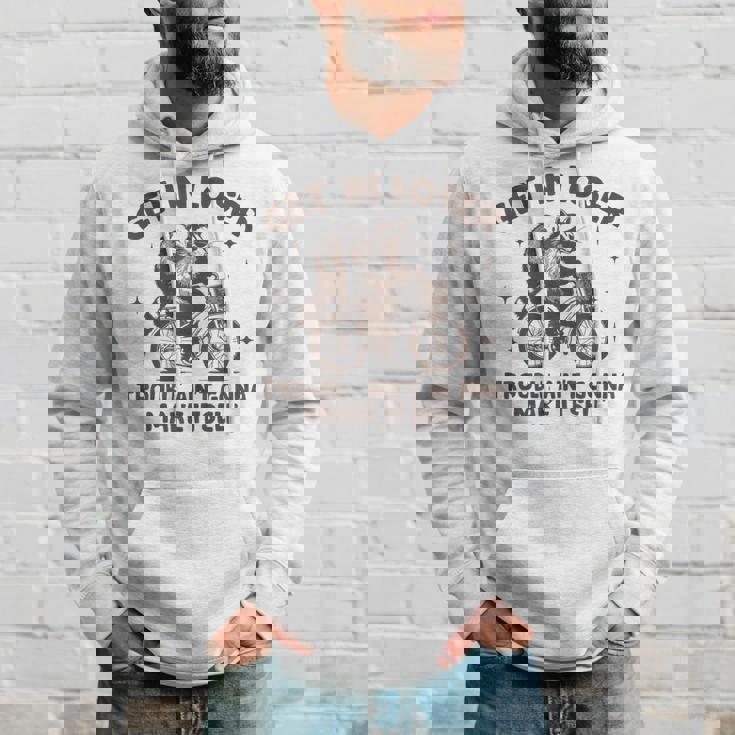 敗者トラブルに巻き込まれてもラクーンポッサムにはならない パーカー 彼への贈り物