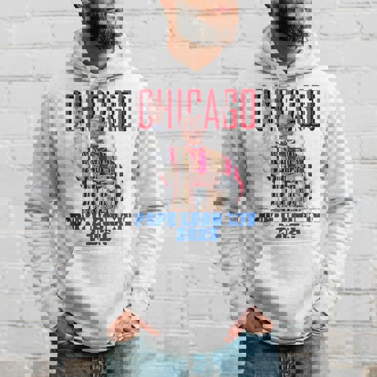 教皇レオンxiv 2025 – シカゴ初のアメリカ教皇デザイン パーカー 彼への贈り物