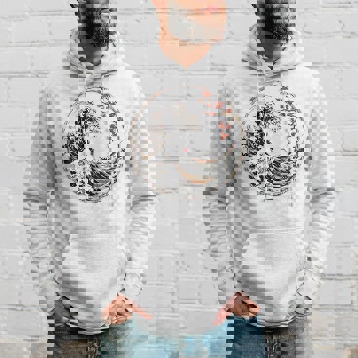 日本 神奈川 波 津波 浮世絵 日本美術 パーカー 彼への贈り物