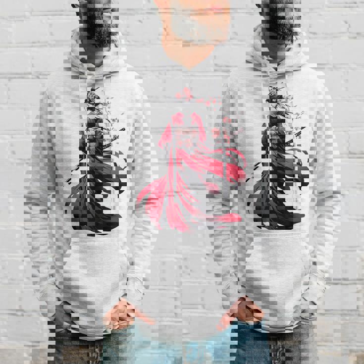 日本のサムライ フローラルウォリアーフラワー 桜 パーカー 彼への贈り物