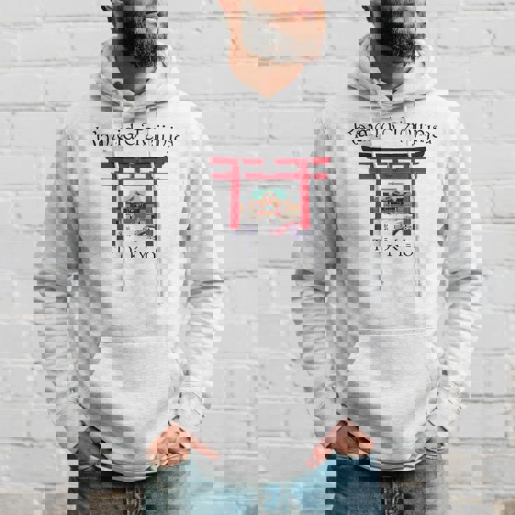 東京、手描き亀戸天神社、東京実業社、日本 パーカー 彼への贈り物