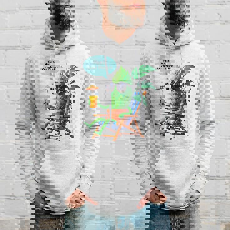 植物より人間 長袖tシャツ パーカー 彼への贈り物