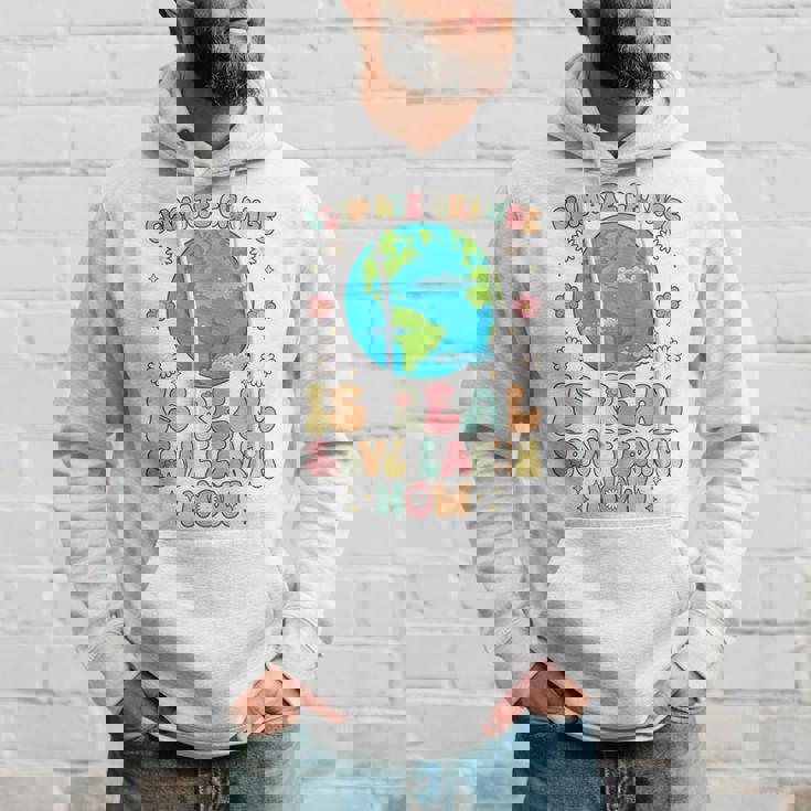 気候変動は本当の地球を救う地球の日 パーカー 彼への贈り物