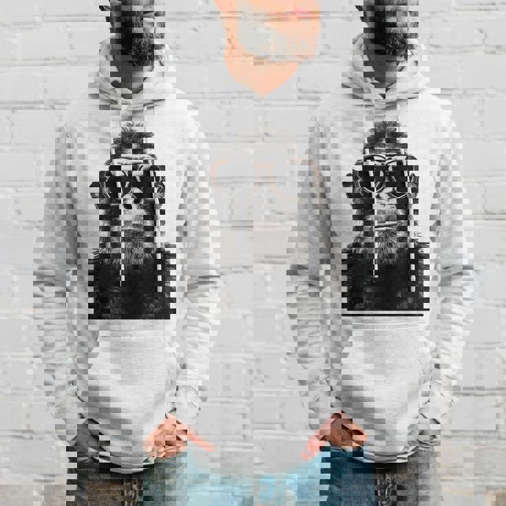 猿の恋人 アート 図面 動物 抽象 グラフィック 猿 パーカー 彼への贈り物