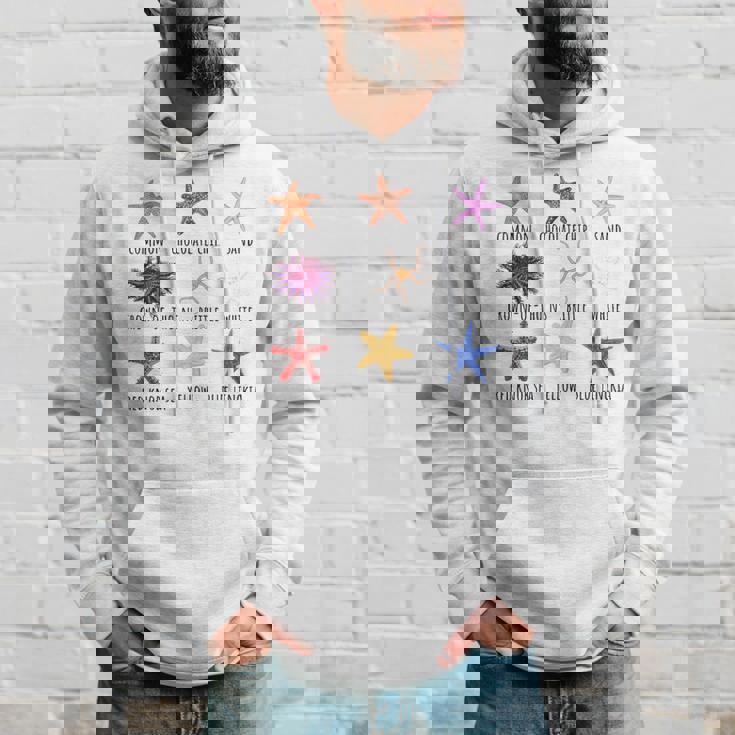 異なるタイプのヒトデの品種コレクション、かわいいヒトデ Lo パーカー 彼への贈り物