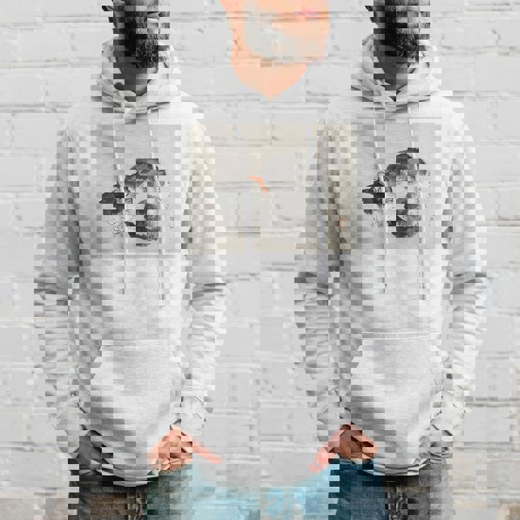 眠れる猫 子猫 このばいれい 日本 美術 絵画 かわいい 墨 パーカー 彼への贈り物