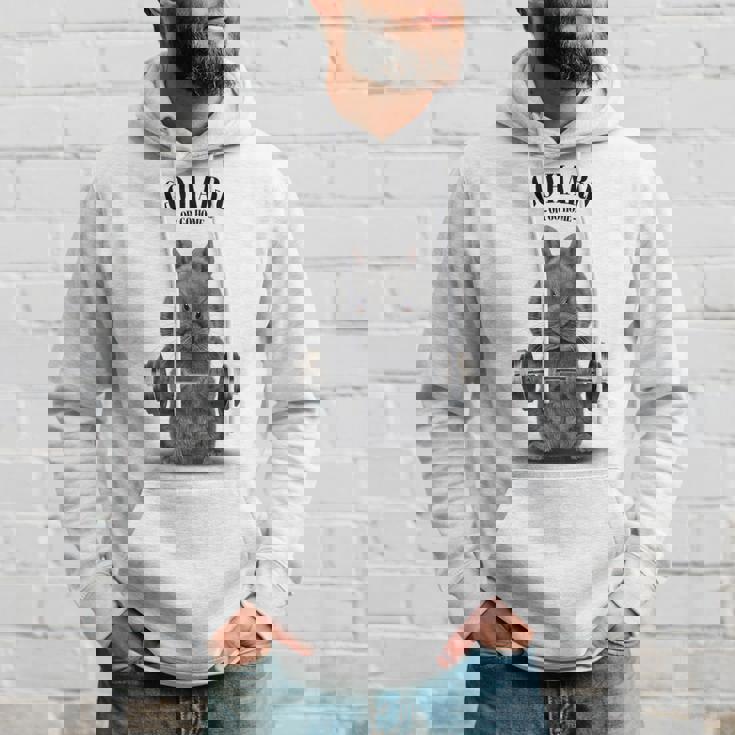 筋トレ ネザーランドドワーフ ウサギ ブルー パーカー 彼への贈り物