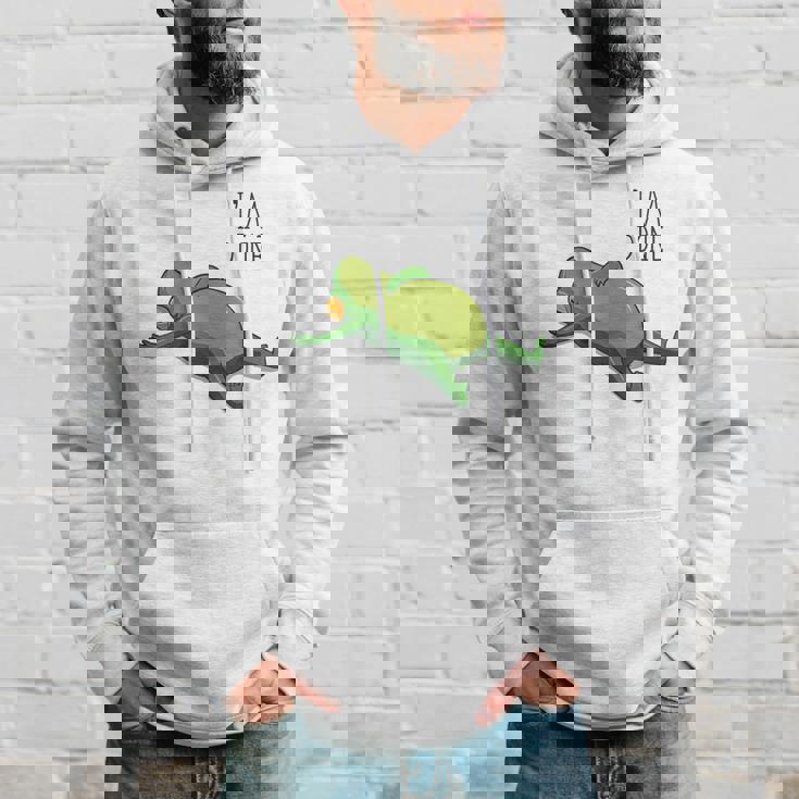 終わった、リラックスしているカエル、カエル好きの面白いカエル、カエル パーカー 彼への贈り物