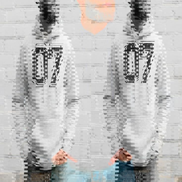 背中に07番 パーカー 彼への贈り物