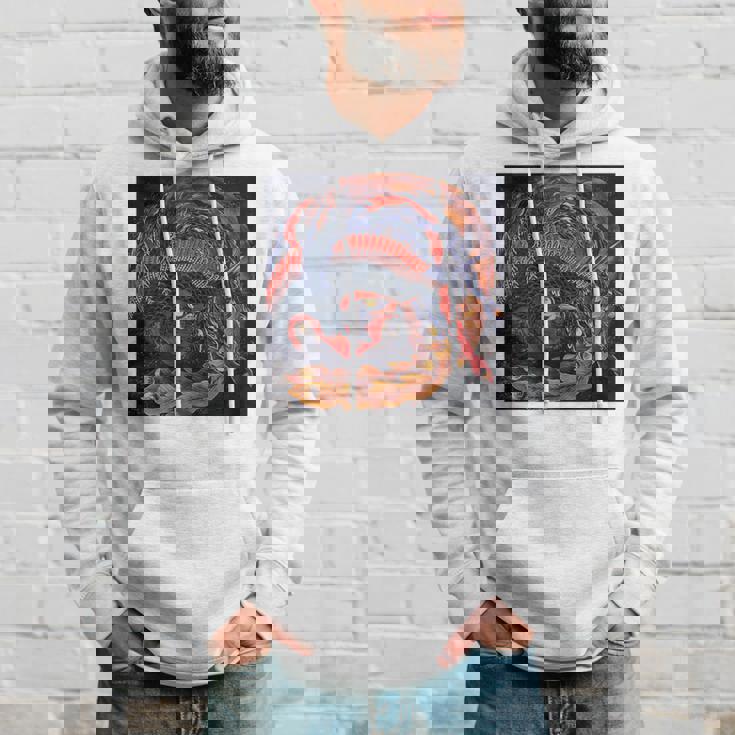 葛飾北斎作 鳳凰 長袖tシャツ パーカー 彼への贈り物