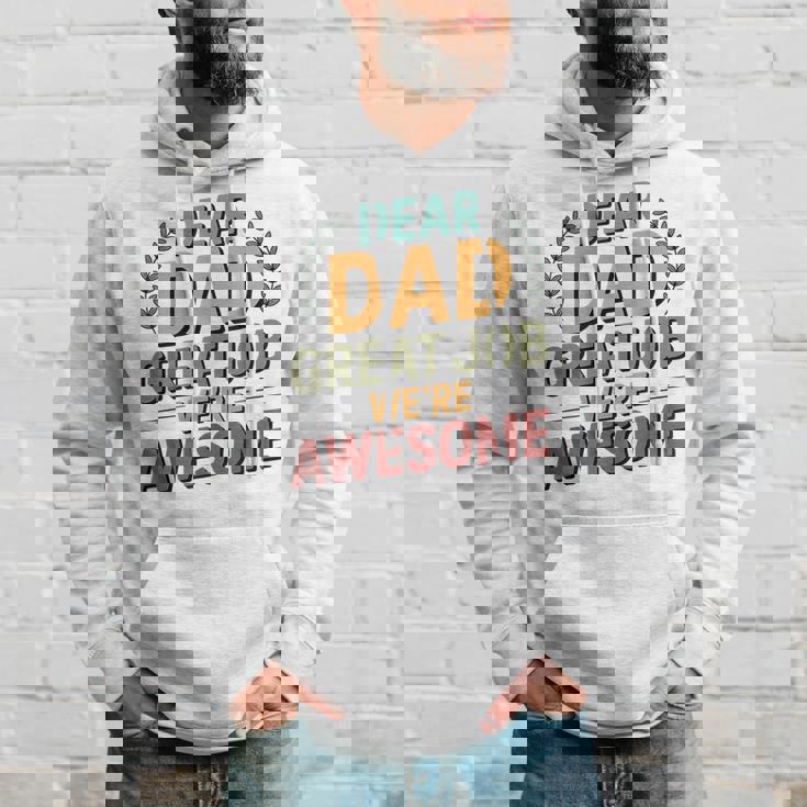 親愛なるお父さん素晴らしい仕事私たちは素晴らしい父の日ありがとう パーカー 彼への贈り物