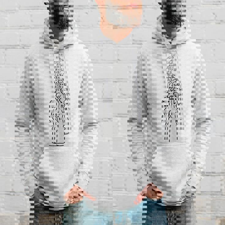 踊るはにわ大行列 はにわ ハニワ 埴輪 土偶 古墳 阿波踊り 宇宙人 かわいい シュール ワンポイント パーカー 彼への贈り物