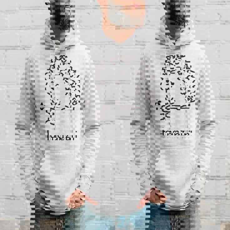 針鼠 花 芽 新芽 園芸 ガーデニング 家庭菜園 メンズ レディース キッズ かわいい ハリネズミ好き パーカー 彼への贈り物