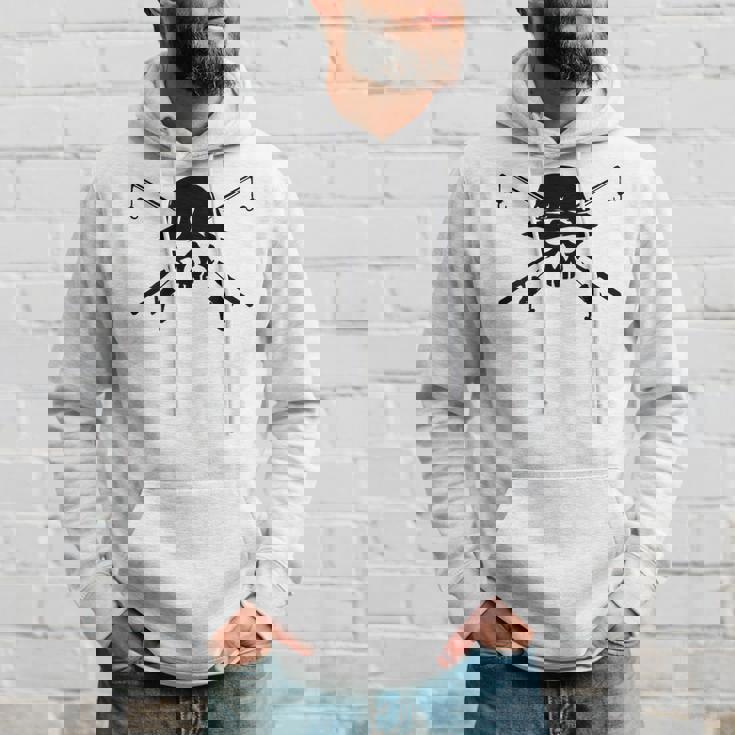 釣り帽子 釣り竿 スカル フィッシング バックプリント パーカー 彼への贈り物