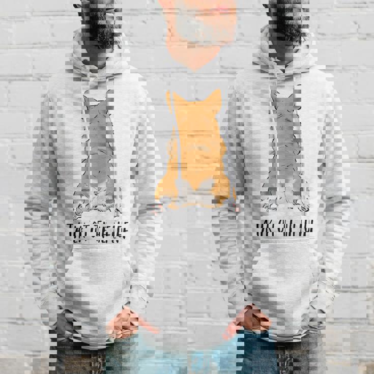 面白いコーギー、コーギーバット、コーギースプルーティング、コーギーママへのギフト。 パーカー 彼への贈り物