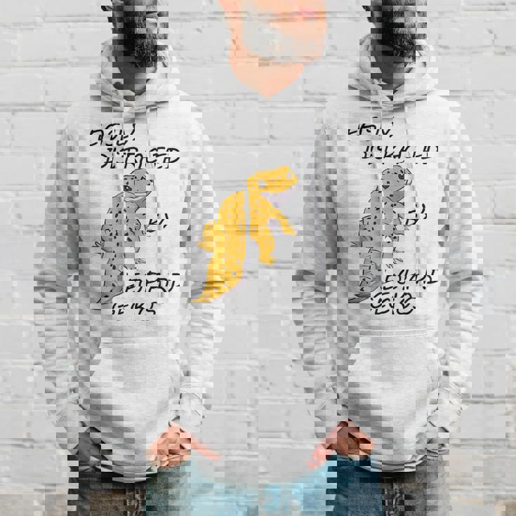 面白いヒョウモントカゲモドキ 発言するトカゲ 爬虫類 パーカー 彼への贈り物