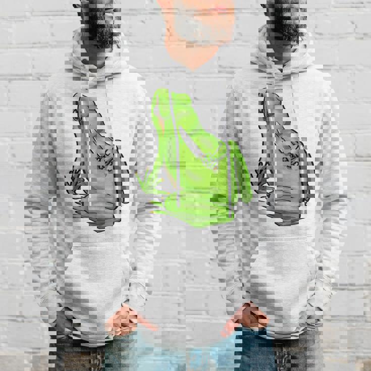 面白い邪悪なカエル サカラスティック 怒っているカエル かわいい 不機嫌な狂気 パーカー 彼への贈り物