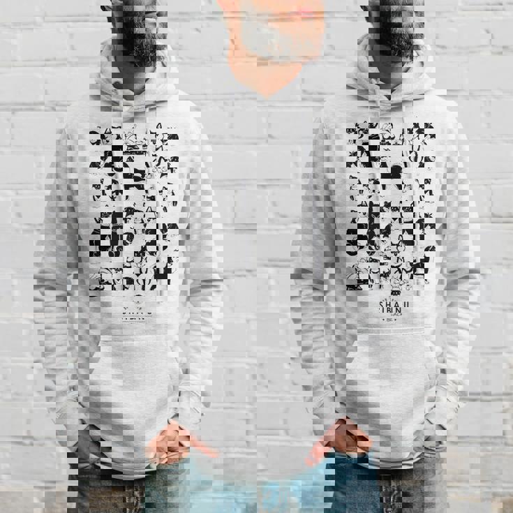 黒柴たくさん かわいい柴犬 柴犬イラスト パーカー 彼への贈り物