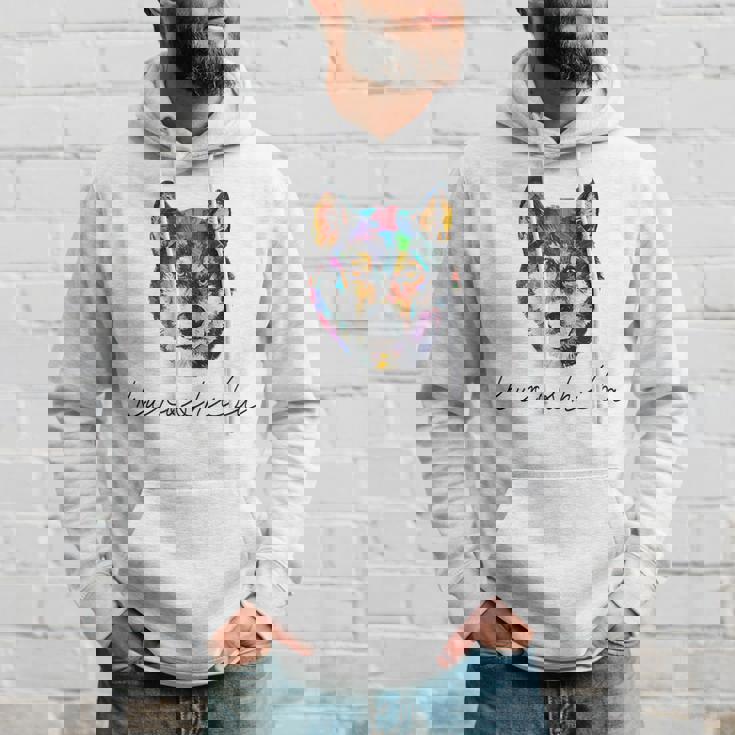 黒柴のグラフィックデザイン パーカー 彼への贈り物