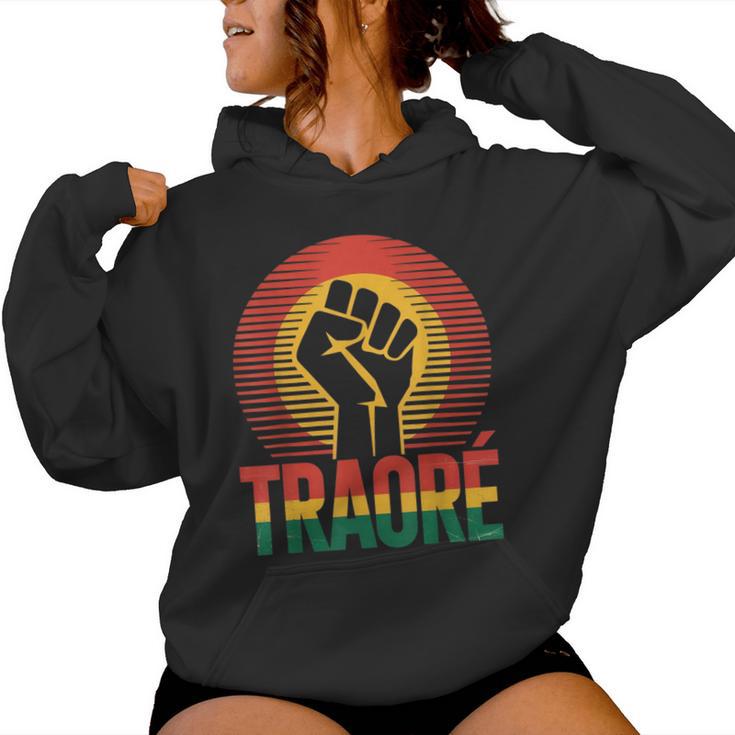 África Resistencia Thomasankara Burkina Faso Ibrahim Traore Sudadera con capucha para mujer