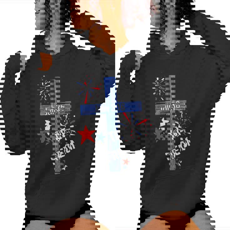 Christian 4Th Of July John 3 Women Hoodie