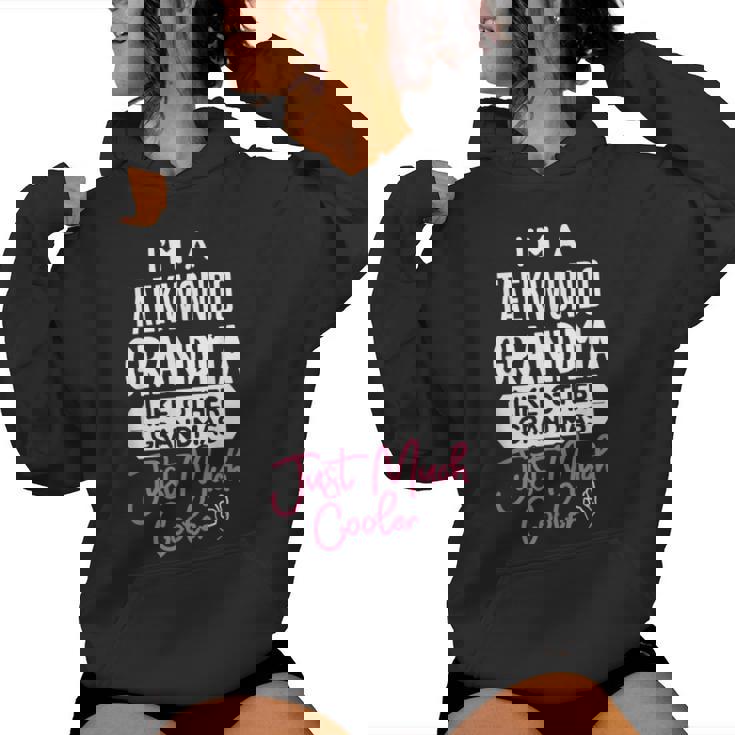 Cool Taekwondo Grandma Women Hoodie