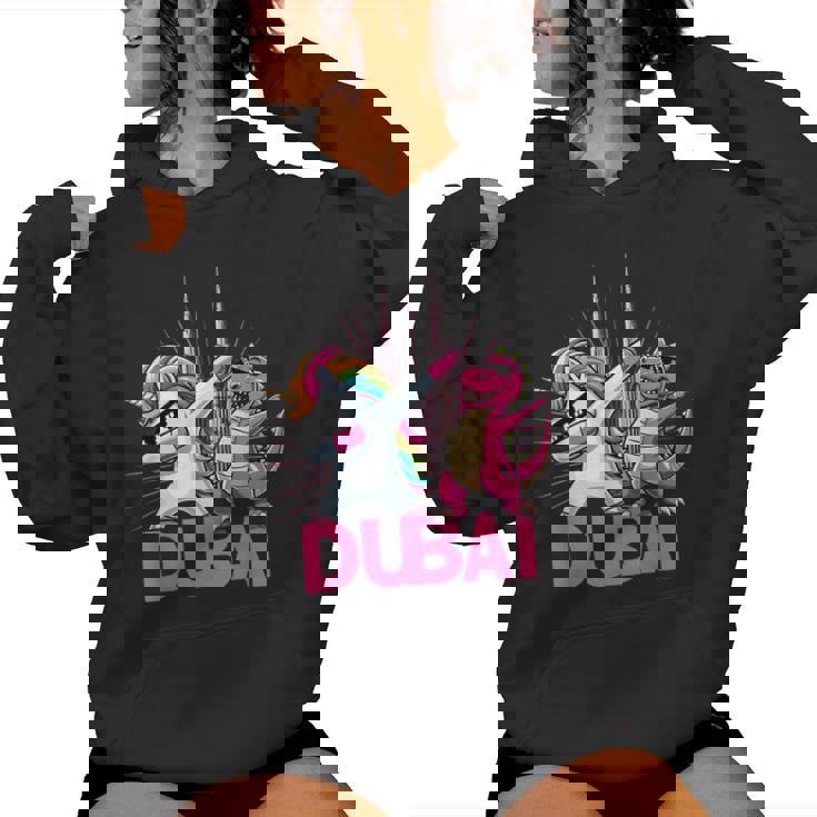 Dabbing ユニコーン 恐竜 男性 女性 男の子 女の子 キッズ ドバイ レディースパーカー