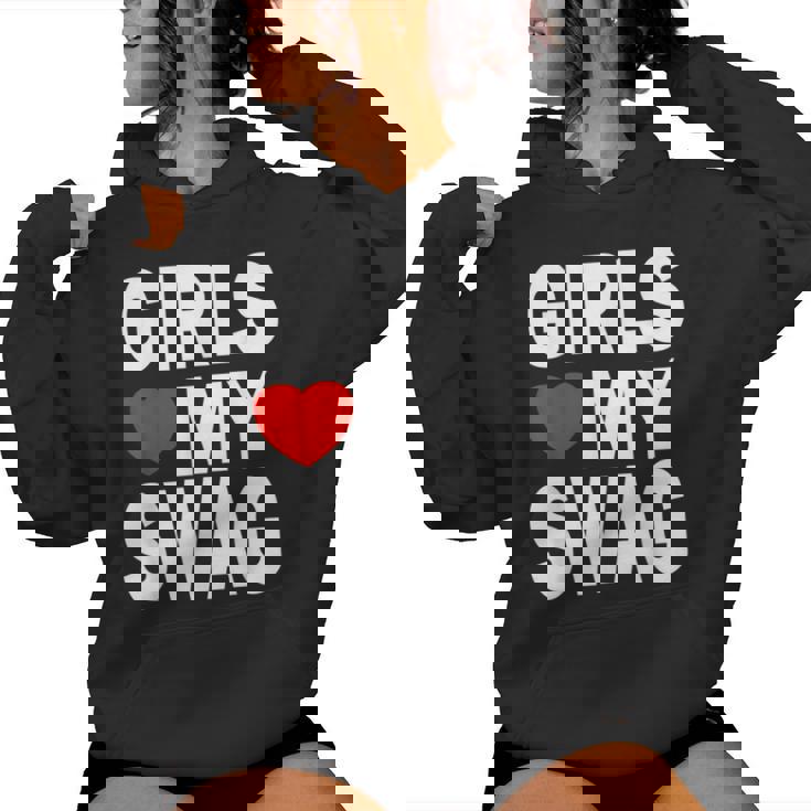 Girls Love Mywag シャツ おもしろい言葉 ガールズ Love Mywag レディースパーカー