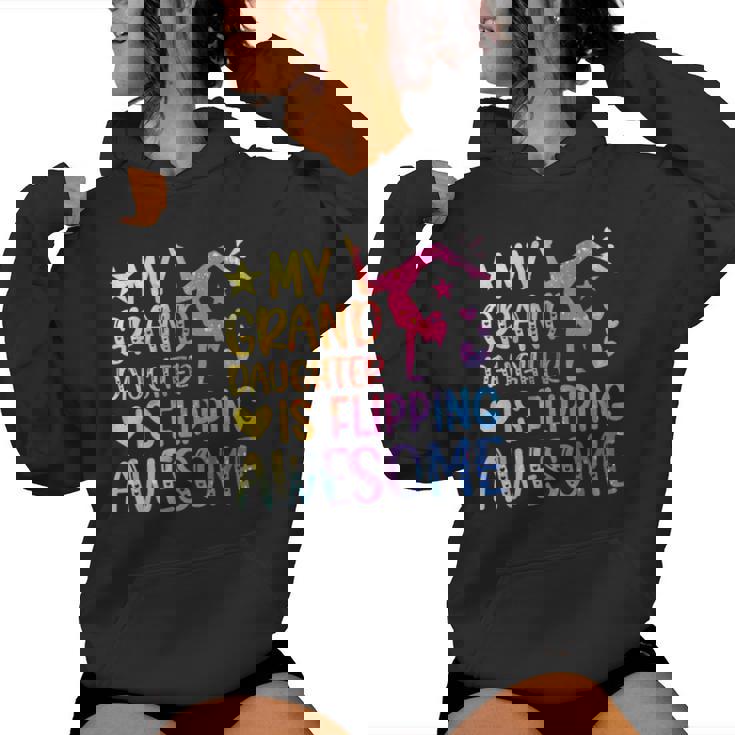 My Granddaughter Gymnastics Grandma Of A Gymnast Grandma Small Black Women Hoodie