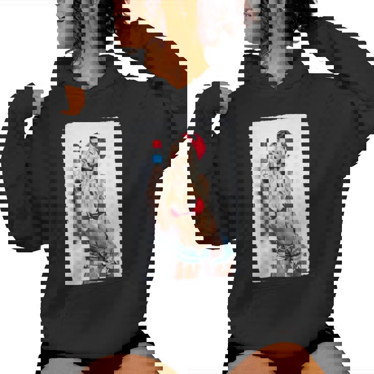 Hot Girl On 男性用 セクシー アイス ポップ ピンナップ 3 グランジ レディースパーカー