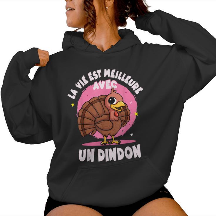 Idée Dindon Enfant Filleie Avec Un Dindon Sweat à capuche femme