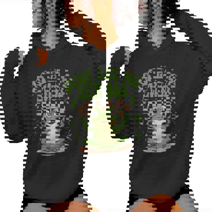 Just Let Metim Bro Groovy Let Metim Bro自閉症啓発 レディースパーカー