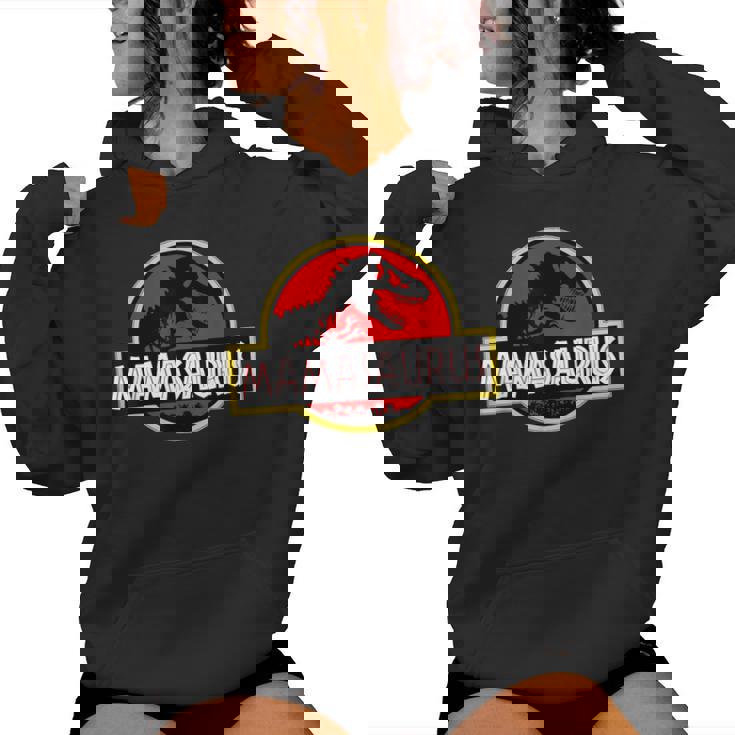 Mamasaurus Retrointage Divertido Sudadera con capucha para mujer
