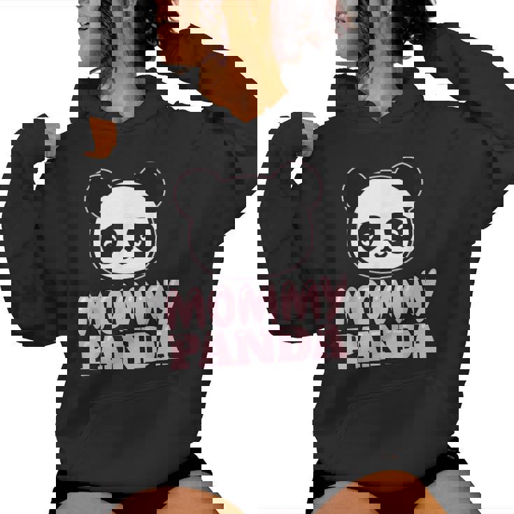 Mom Panda Bear Mother's Day Mommy Panda Women Hoodie