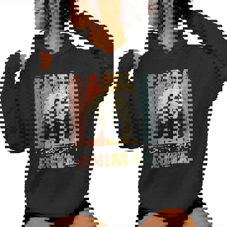 Panda Is Mypirit Animal かわいいパンダヴィンテージパンダ レディースパーカー