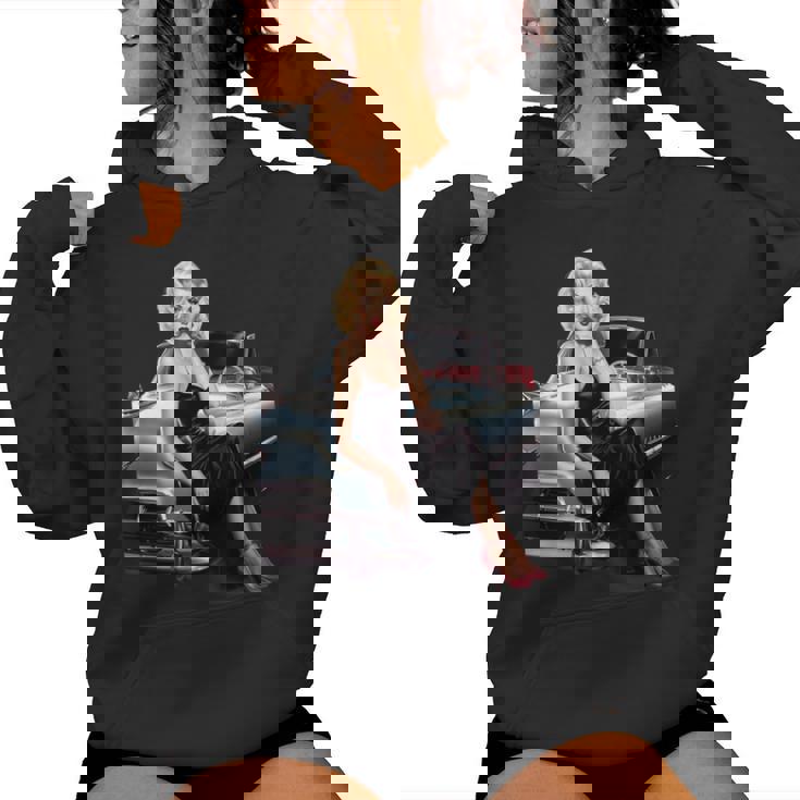 Pinup Girl ビンテージクラシックカー ホットロッド ロカビリー レディースパーカー