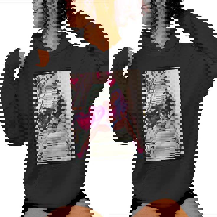 Pinup Girls 「バルーン付きセクシー赤毛ピンナップ1」 レディースパーカー