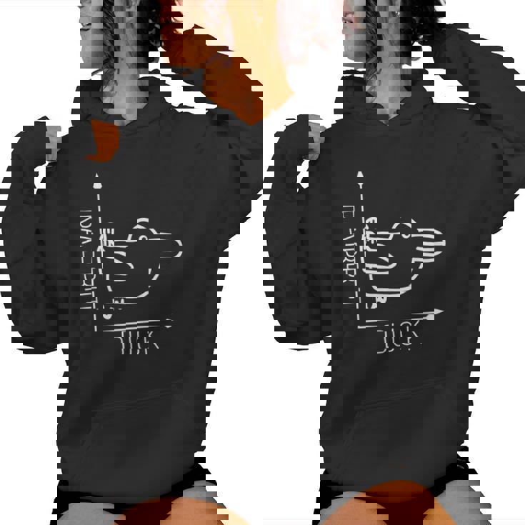 Rabbit Duck ウィトゲンシュタイン ラビットダック 哲学者 レディースパーカー