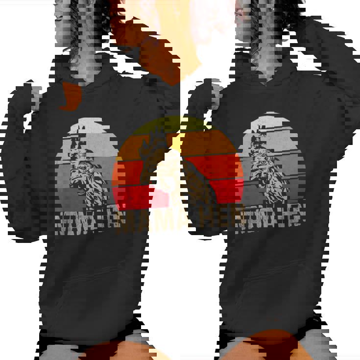 Vintage Mother's Day Mama Hen Chicken Mom Farmer Women Hoodie