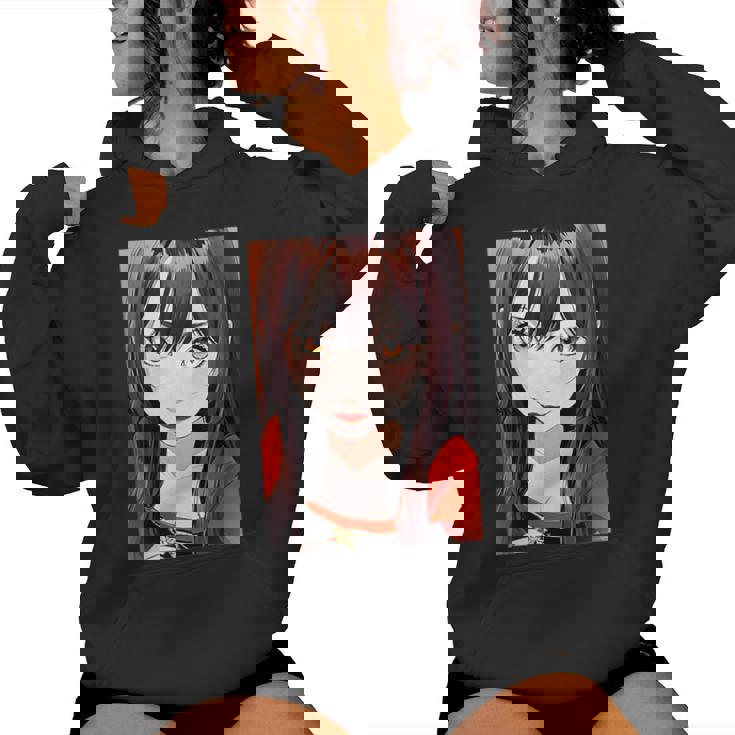 かわいい 可愛い 女の子 若い 美人 イラスト 日本 きれい 赤い服 レディースパーカー